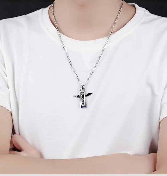 Premium Personality Stainless Steel Chain Pendant Locket Chain for Men and Boys