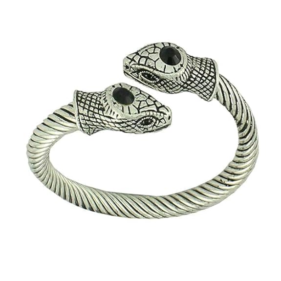 Fancy Snake face Kadas Unisex Cuff Bracelets for Men & Women Boys