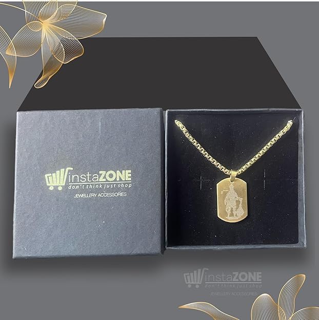 HANUMAN Locket Stainless Steel Necklace for Men