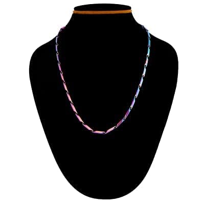 MultiColor Stainless Steel Rice Chain for Men and Boys