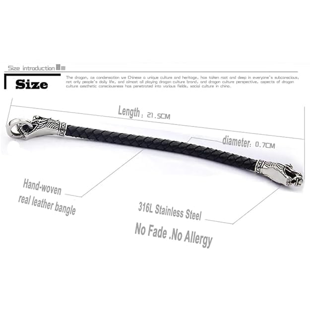 Classic Multi-Layer Black Leather Bracelet with Stainless Steel Accessories with Magnet Buckle for Men and Boys