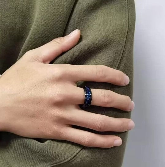 men-​spinner​-​ring​-​-black-blue​-glamshell