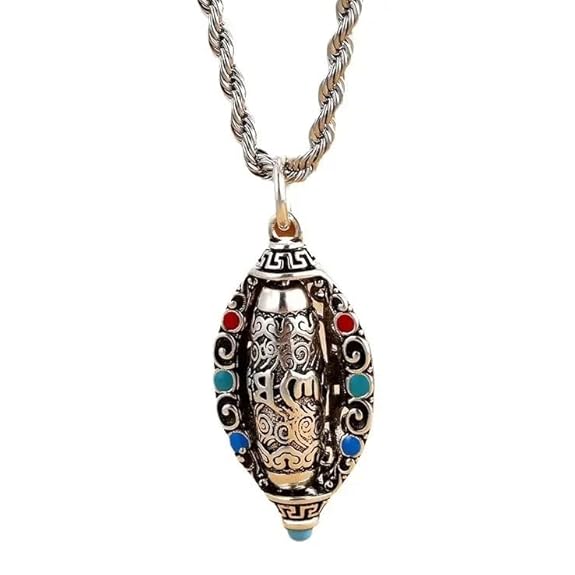 sterling_silver_mantra_pendant_necklace_spiritual protection_glamshell_1